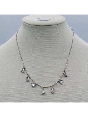 Kendra Scott Rhodium Silver Blair Necklace NEW #2895